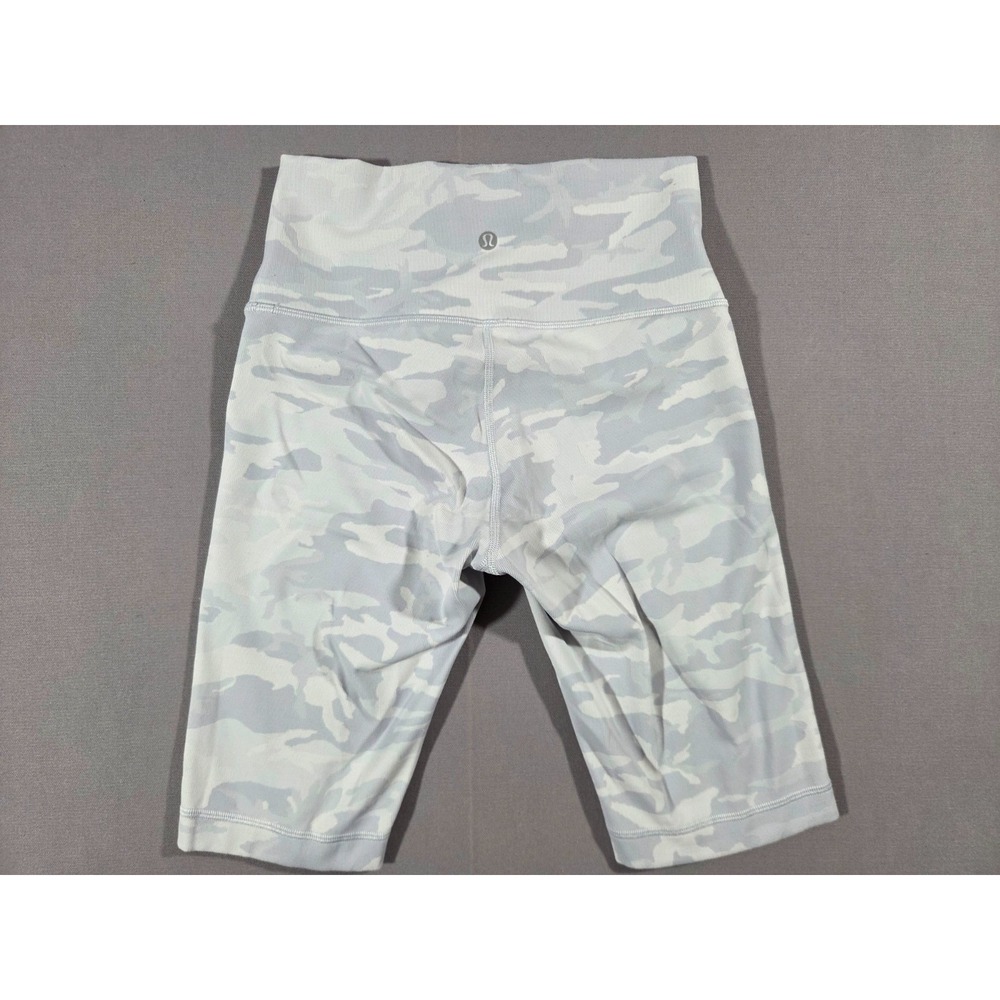 lululemon athletica Light Gray Camo High-Rise Athletic Shorts